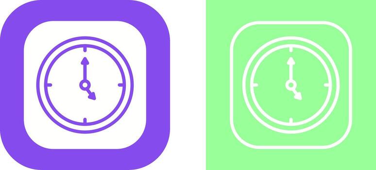 icono de vector de reloj