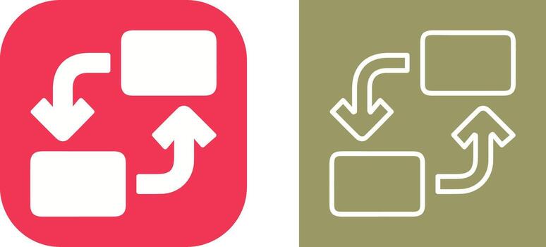 icono de vector de reemplazo