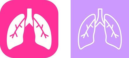 Lungs Vector Icon