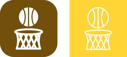 icono de vector de baloncesto