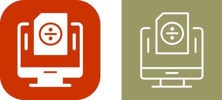 Divide Vector Icon