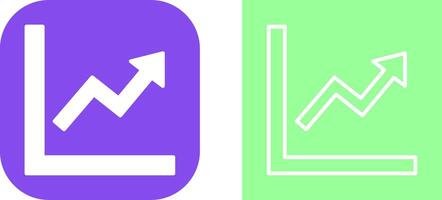 Graph Up Vector Icon