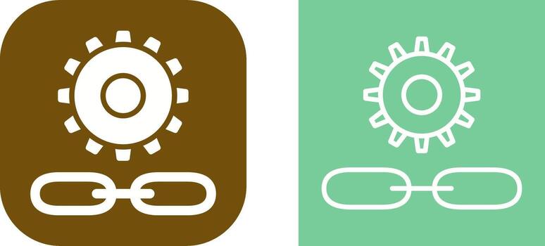 enlace mejoramiento vector icono