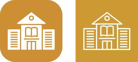 Library Building Vector Icon