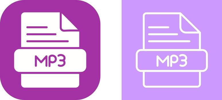 MP3 Vector Icon