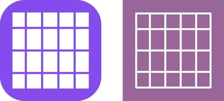 Table of Rates Vector Icon