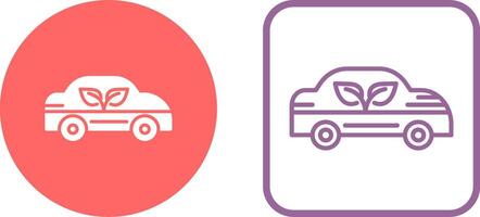 Ecology Car Vector Icon