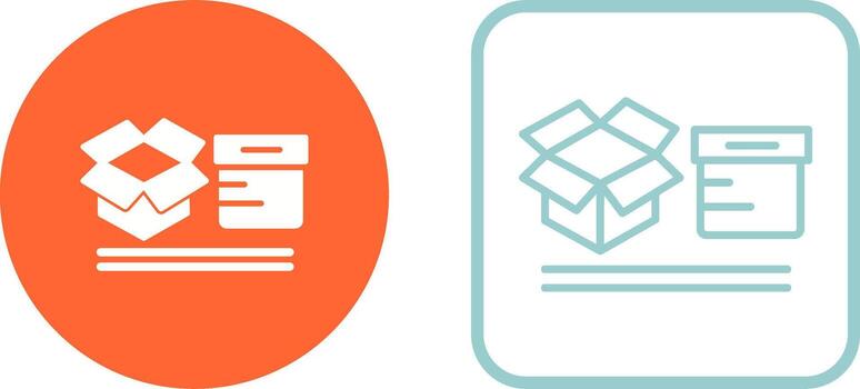 Boxes Vector Icon