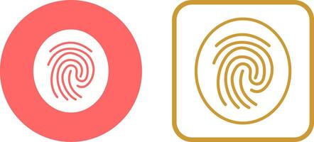 Fingerprint Vector Icon