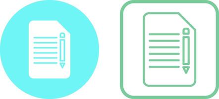 Edit Document Vector Icon