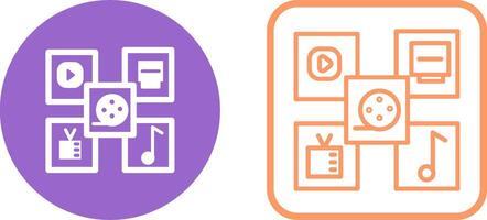 Multimedia Vector Icon