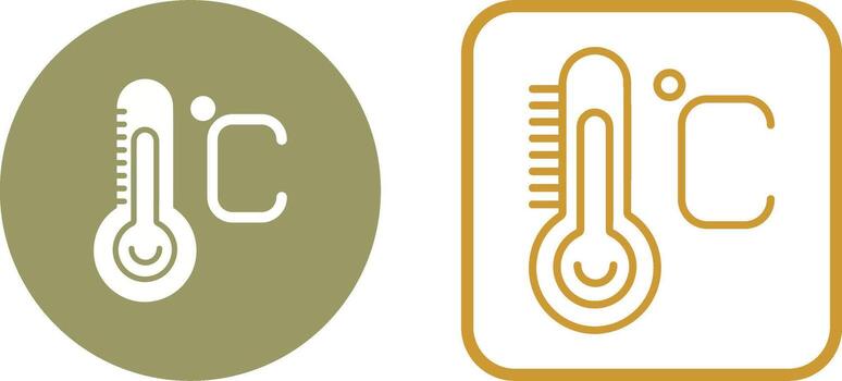 icono de vector de temperatura