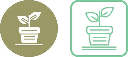 Plant Pot Vector Icon