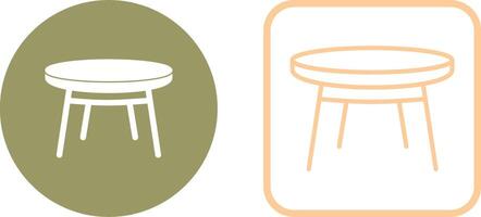 Small Table Vector Icon