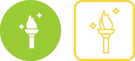 Torch Vector Icon
