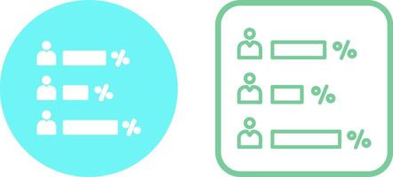 Voting Result Vector Icon