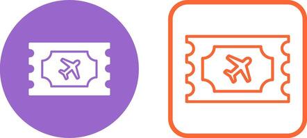 Plane Tickets Vector Icon
