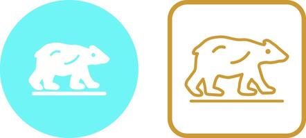 Polar Bear Vector Icon