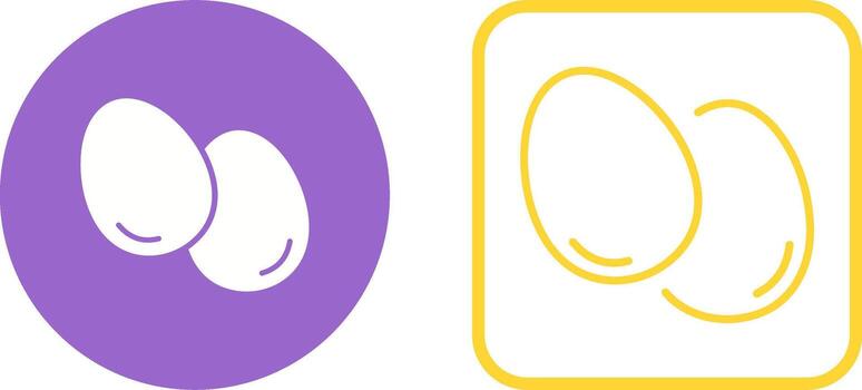 icono de vector de huevo