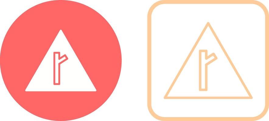 Road Sign Vector Icon