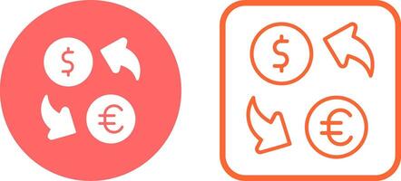 Currency Exchange Vector Icon