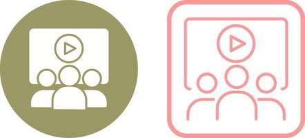 Online Course Vector Icon