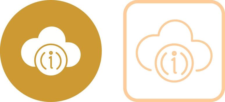 icono de vector de información