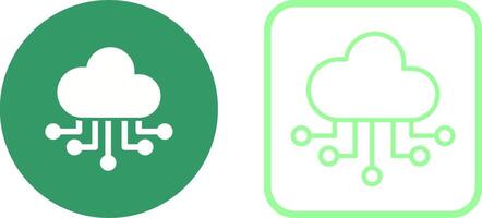 Cloud Computing Vector Icon