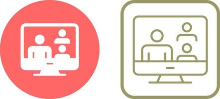 Videocall Vector Icon