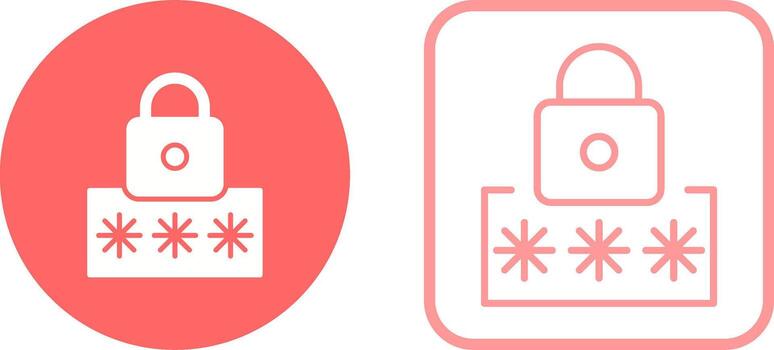 Pin Code Vector Icon