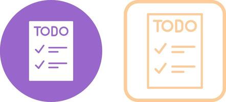 To do List Vector Icon