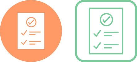 Check Up List Vector Icon