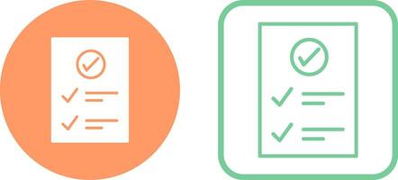 Check Up List Vector Icon