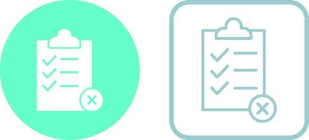 Rejected Vector Icon