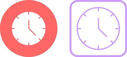 icono de vector de reloj