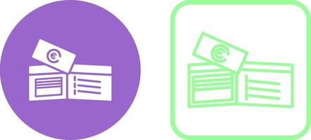 Money in Wallet Vector Icon