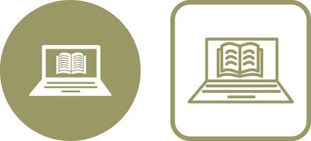 Online Books Vector Icon