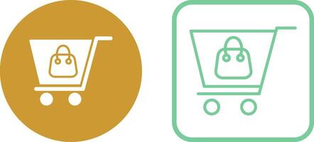 icono de vector de compras