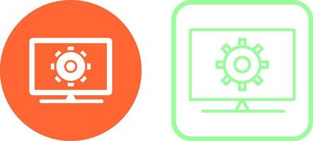 Computer Settings Vector Icon