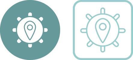 Location Settings Vector Icon