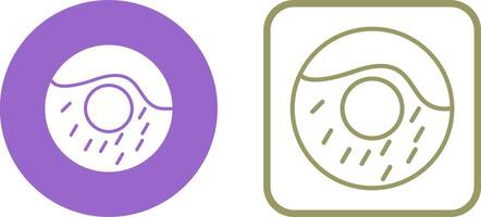 Cream Doughnut Vector Icon