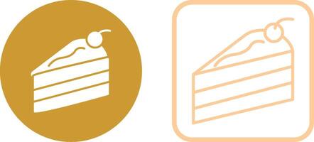 Cake Slice Vector Icon