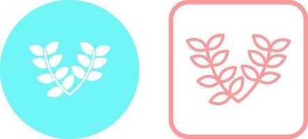 Leaves Wreath Vector Icon