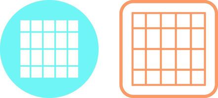 Table of Rates Vector Icon