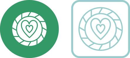 Heart Chip Vector Icon