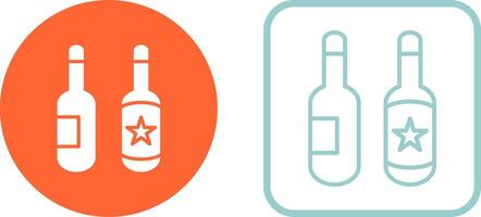 Beer Bottles Vector Icon