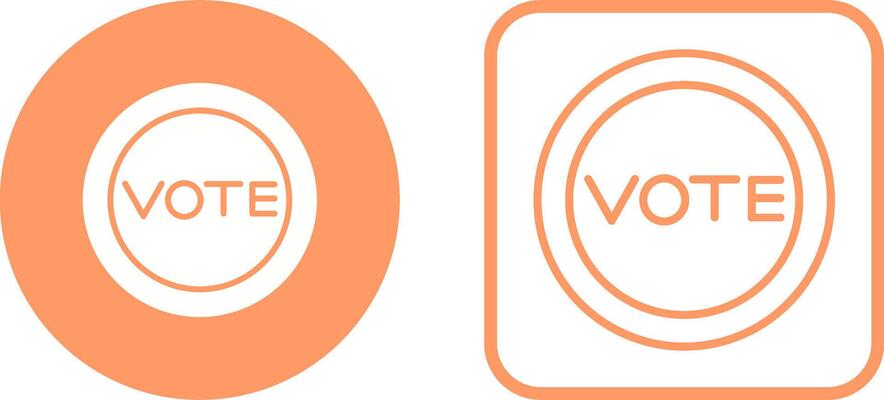 Vote Link Vector Icon