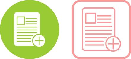 Medical Chart Vector Icon