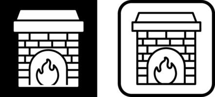 Fireplace Vector Icon