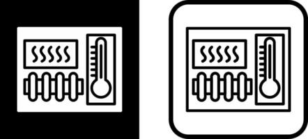 icono de vector de elemento de calefacción